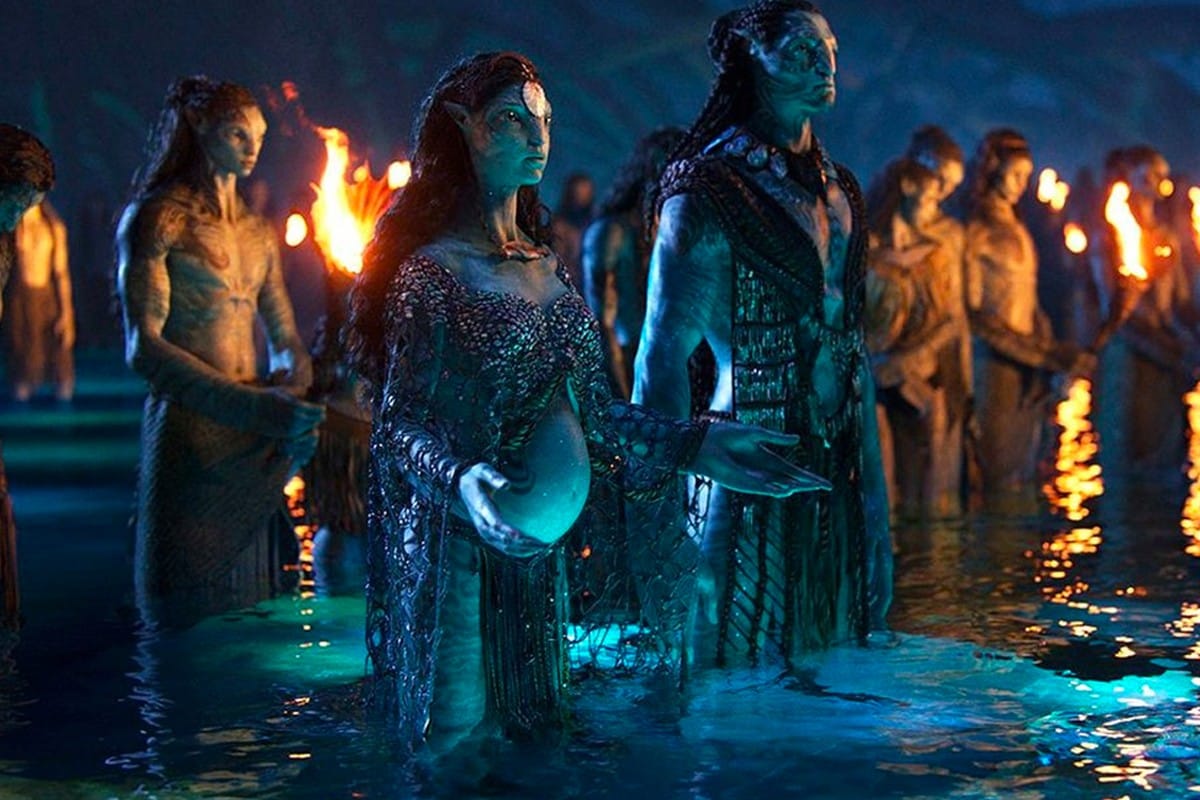 Avatar The Way of Water Cast and Filmmakers Celebrate Films Global  Premieres  D23